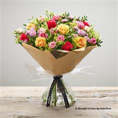 Apricot Rose Hand-Tied Large