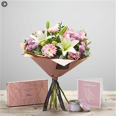 Mothers Day Hand-tied Gift Set - Pastels